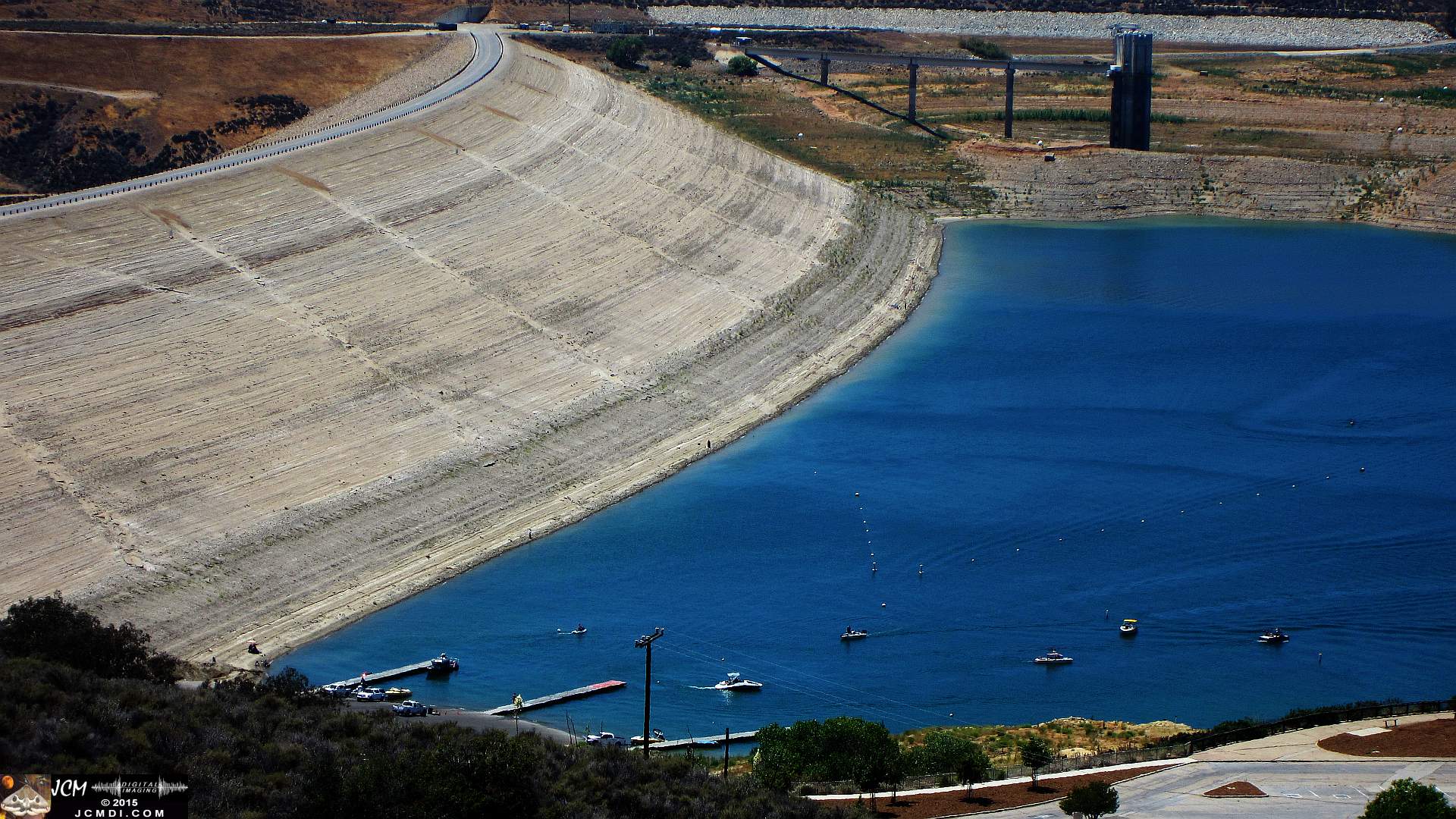 Castaic Lake low water level California drought June 14 2015 jcmdi.com